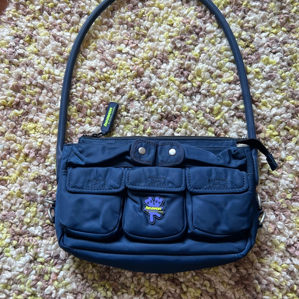 Heaven Marc Jacob’s cargo navy shoulder bag